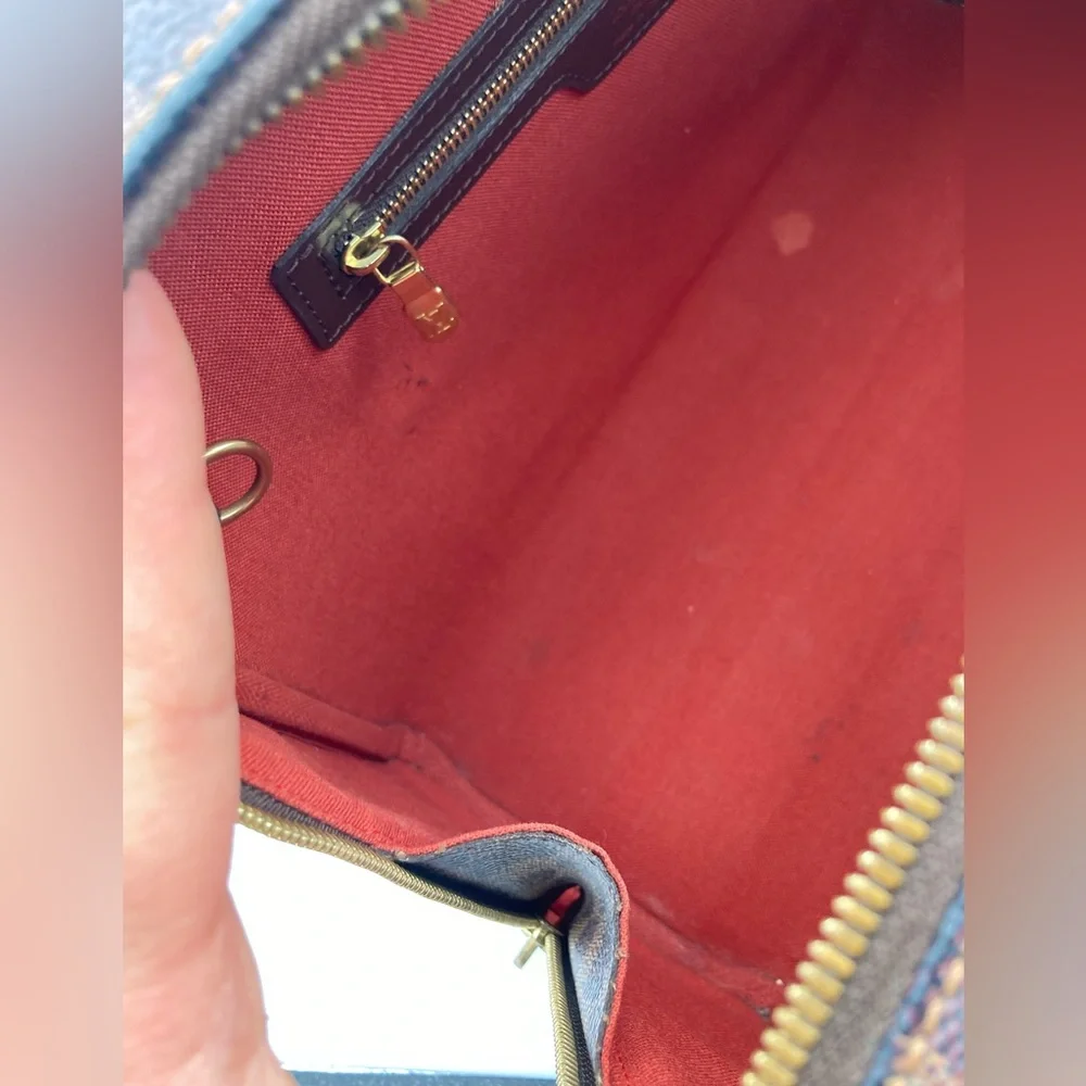 LOUIS VUITTON NOLITA DAMIER EBENE GM HAND BAG WITH DUST BAG